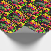 Monster Trucks All American Design Cadeaupapier (Hoek)