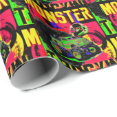 Monster Trucks All American Design Cadeaupapier (Rol Hoek)