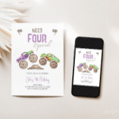 Monster Trucks Bash Invitation Anniversaire N'impo