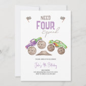Monster Trucks Bash Invitation Anniversaire N'impo (Devant)
