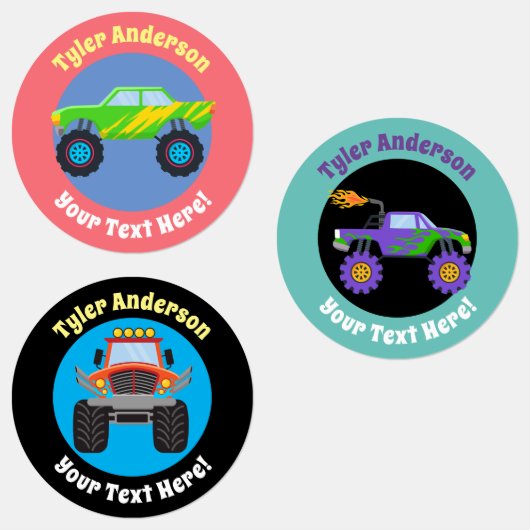 Monster Trucks, do-it-yourself Nom et Étiquettes d (Groupe)