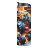 Monster Trucks Fiery Race Track Thermosbeker (Geroteerd rechts)