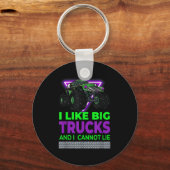 Monster Trucks - I Like Big Trucks And I Cannot Li Sleutelhanger (Voorkant)