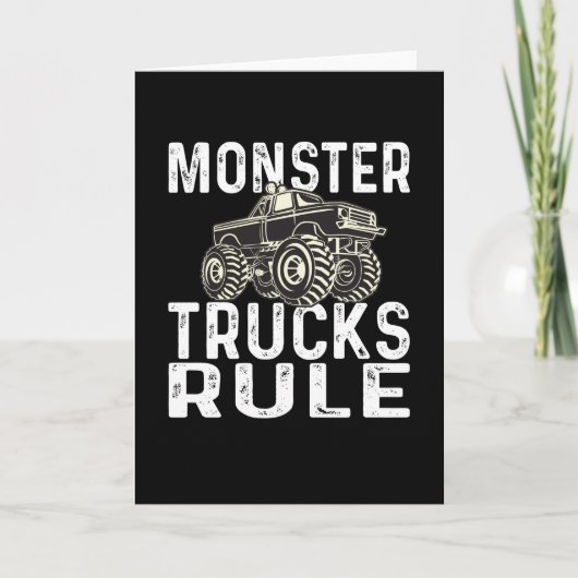 Monster Trucks Rule Kaart (Voorkant)