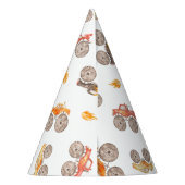 Monster Trucks-thema Feesthoedjes (Achterkant)