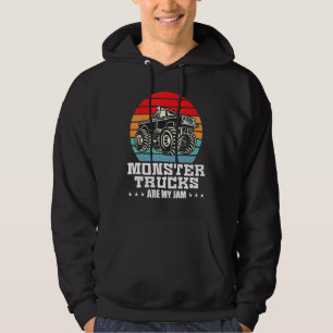 Monster Trucks zijn mijn Jam Retro Hoodie