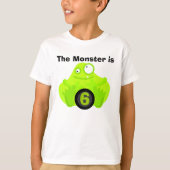 Monster Tshirts d'anniversaire personnalisables (Devant)
