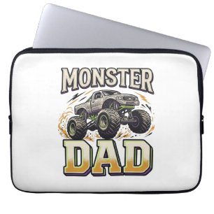 Monster Vader Monster Truck Vintage Vector T-shirt Laptop Sleeve