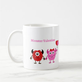 Monster Valentijn met Cute Monsters op Koffiemok
