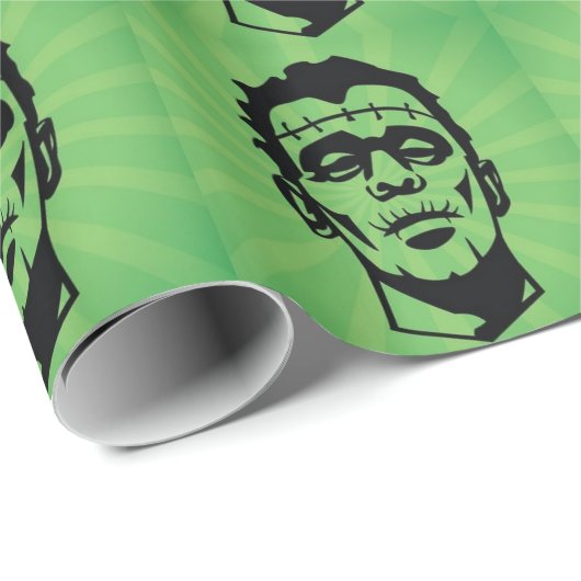Monster van het frankensteinontwerp cadeaupapier (Rol Hoek)