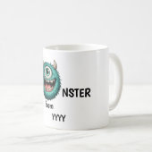 Monster van het jaar | Grappige aangepaste mok (Voorkant rechts)
