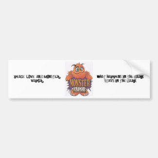 MONSTER VAPOR Bumpersticker