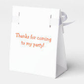 Monster Verjaardagsfeest Monogrammed Favor Boxes Bedankdoosjes (Achterkant)