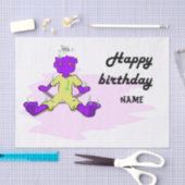 Monster verjaardagstissue paper tissuepapier (Craft)