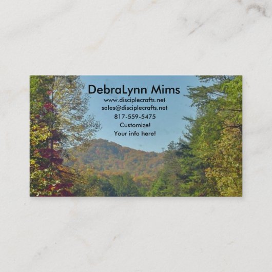 Monster Visitekaartje 6 (Voorkant)