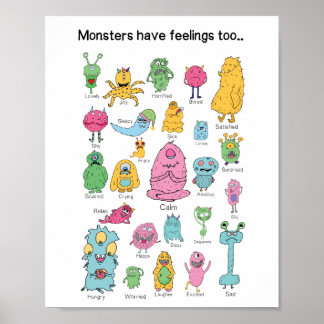 Monster voelt zich poster