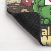 Monster voor sociale media Mousepad Muismat (Hoek)