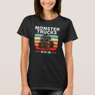 Monster vrachtwagens zijn mijn jam off road voertu t-shirt