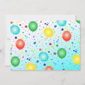 Monster Wolf Boy Birthday Party Kaart (Achterkant)