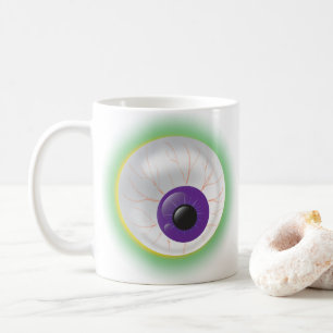 Monster Zombie Eyeball Eye Halloween Creepy Koffiemok