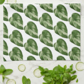 Monstera Albo Botanical Kitchen Towel Theedoek (Gevouwen)