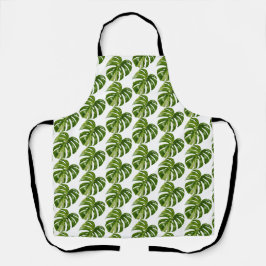 Monstera Albo Gardening Apron — Rare Houseplant Schort