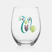 Monstera alfabet "V"