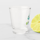 Monstera alfabet "Y" Shot Glas (Links)