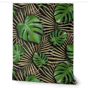 monstera behang