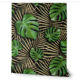 monstera behang