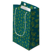 Monstera Blad Cadeautas (Voorkant Gekanteld)
