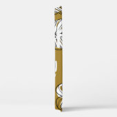 Monstera blad, textiel naadloos patroon. Case-Mate iPhone case (Achterkant / Rechts)