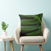 Monstera-blad van dichtbij kussen (Stoel)