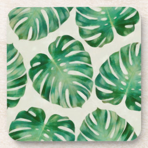 Monstera-bladeren Bier Onderzetter