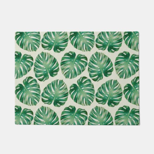 Monstera-bladeren Deurmat (Voorkant)