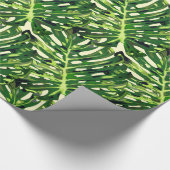 Monstera bladeren inpakpapier (Hoek)
