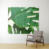 Monstera Bladeren Wandkleed (In Situ (horizontaal))