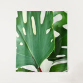 Monstera Bladeren Wandkleed (Voorkant)