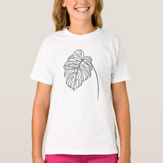 Monstera Deliciosa Leaf T-shirt