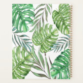 Monstera et feuilles de palmiers (Dos)
