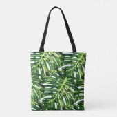 Monstera Feuille Sac fourre-tout vert (Dos)