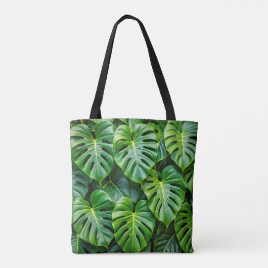 Monstera Green Tas (Achterkant)
