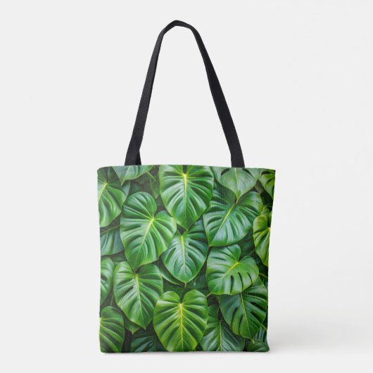 Monstera Green Tas (Achterkant)