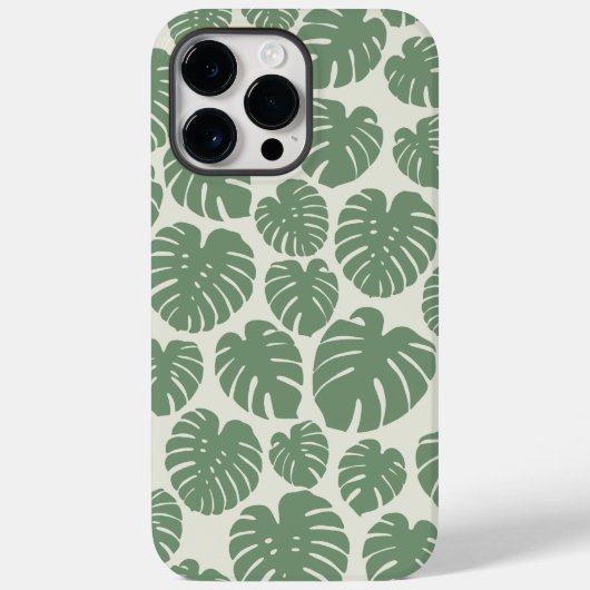 Monstera - groen Case-Mate iPhone case (Achterkant)