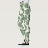 Monstera - groen leggings (Links)