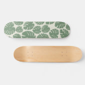 Monstera - groen skateboard (Horizontaal)