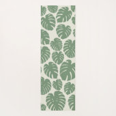 Monstera - groen yogamat (Achterkant)