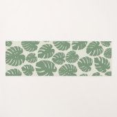 Monstera - groen yogamat (Voorkant (horizontaal))
