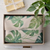 Monstera Houseplant Boho Waterverf Tissuepapier (Geschenk)