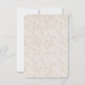 Monstera Huwelijk Bedankkaart Groen & Goud Kaart (Achterkant)